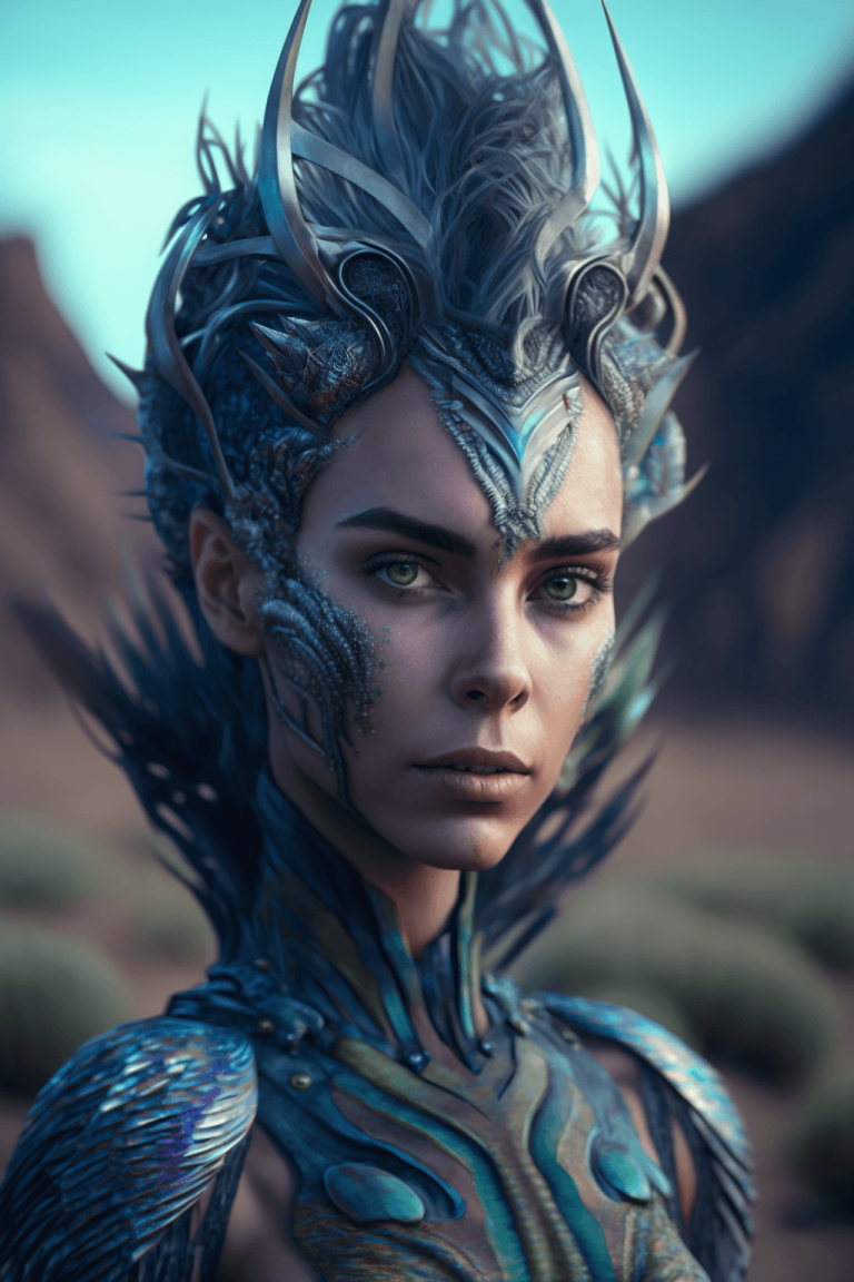 Beautiful Female Alien Ai Assets Liiper