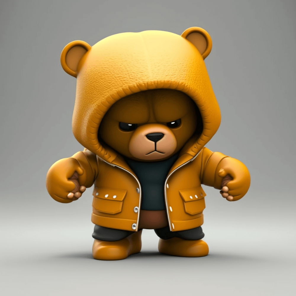 3D BEAR 01