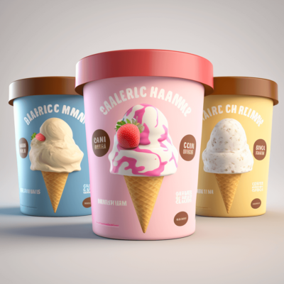 Packaging of ice cream 022