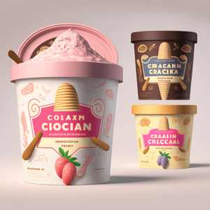 Packaging of ice cream 08