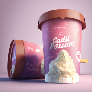 Packaging of ice cream 10