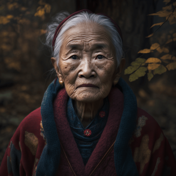 Chinese village woman 02
