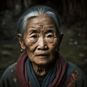 Chinese village woman 03