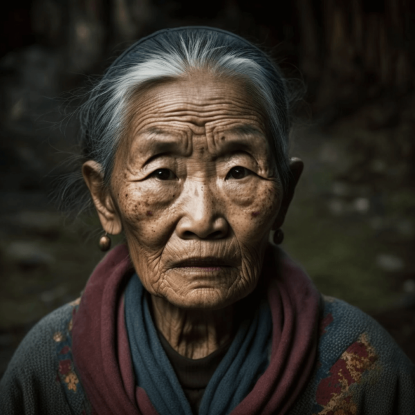 Chinese village woman 03