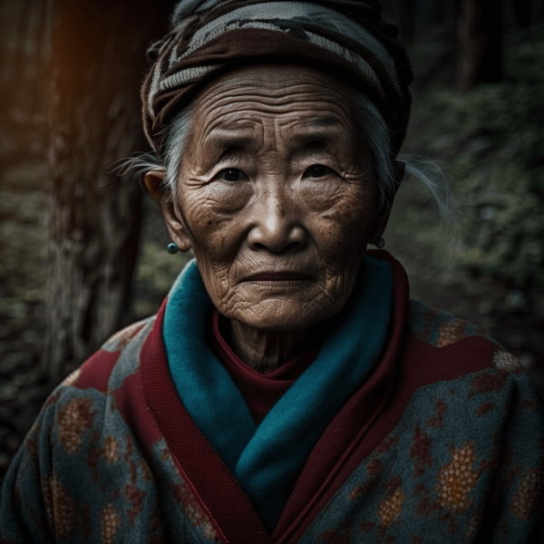 Chinese village woman 05