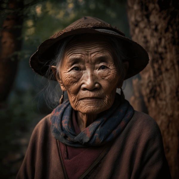 Chinese village woman 06