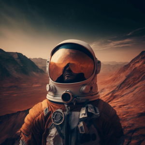 astronaut in Mars 02