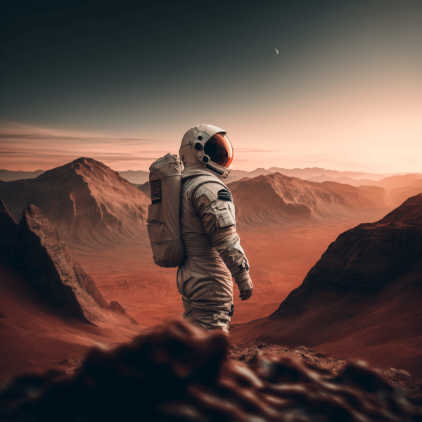 astronaut in Mars 03