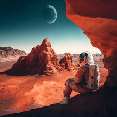 astronaut in Mars 04