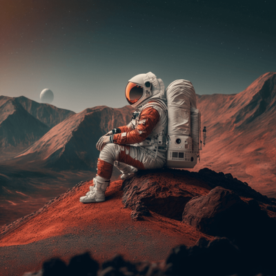 astronaut in Mars 05