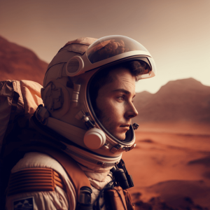astronaut in Mars 06