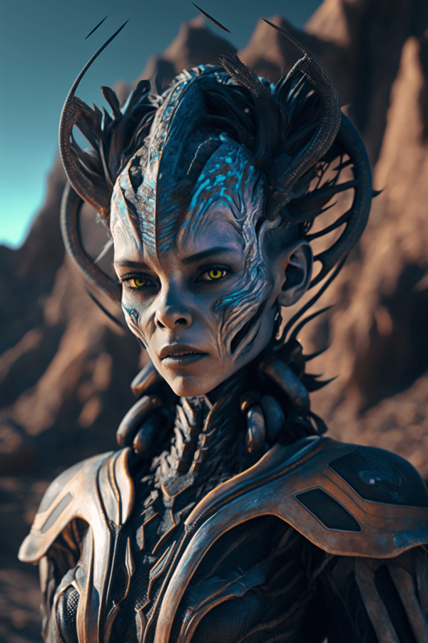 beautiful female alien 07