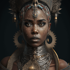 beautiful female tribal queen 04