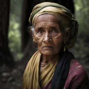 indian village woman 01