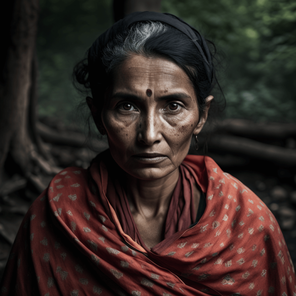 indian village woman 05