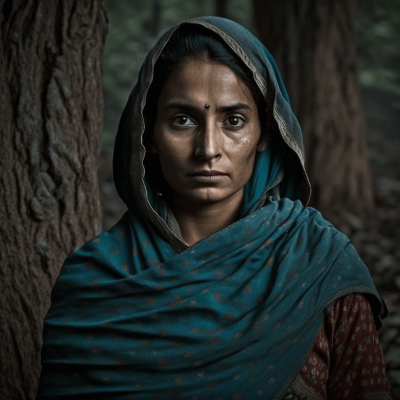 indian village woman 07
