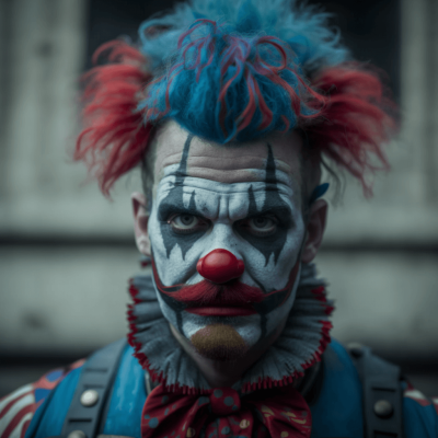 portrait of an clown cosplay 02