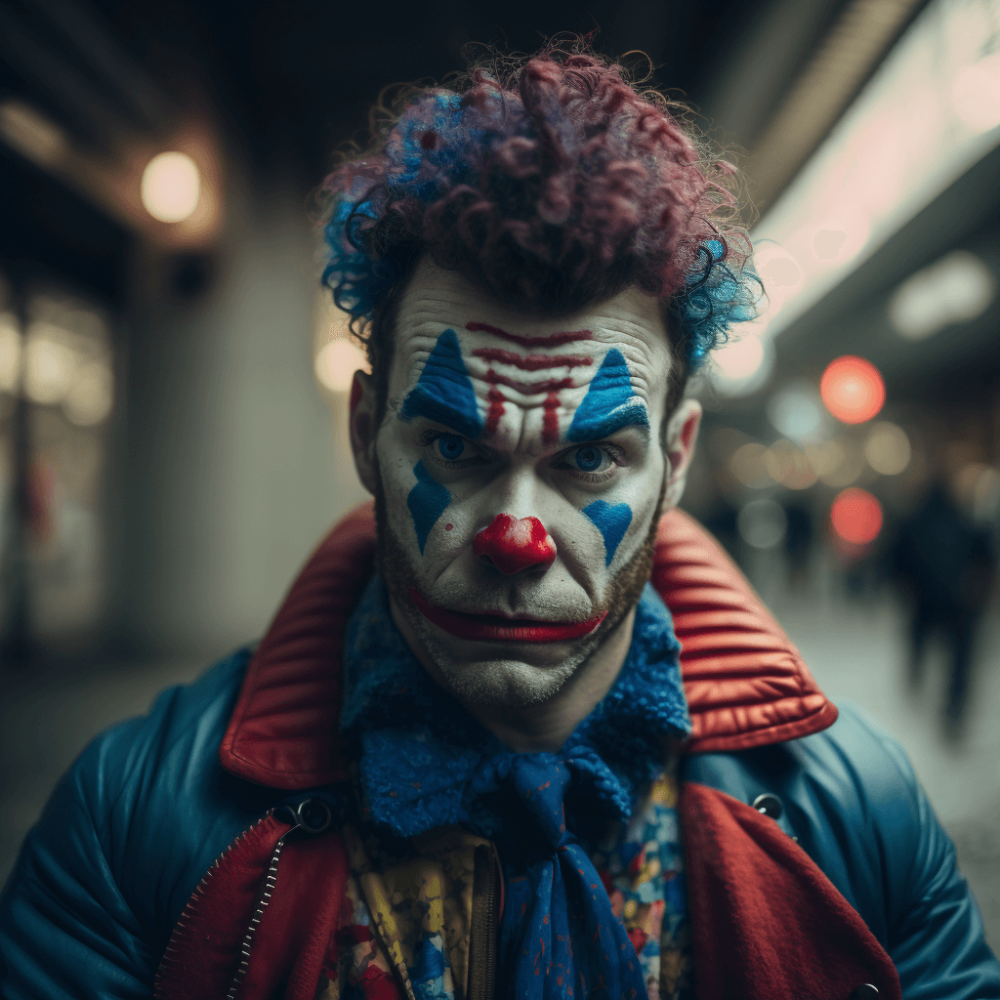 portrait of an clown cosplay 03