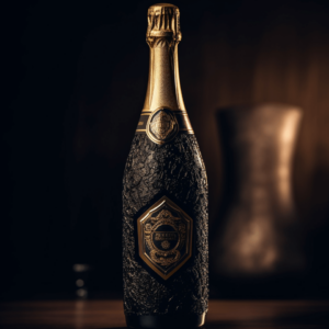 Champagne bottle 05