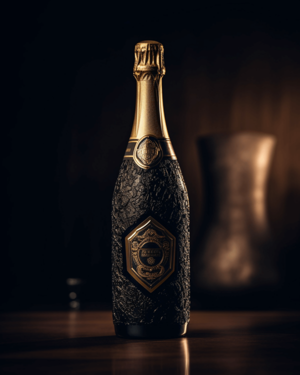 Champagne bottle 05