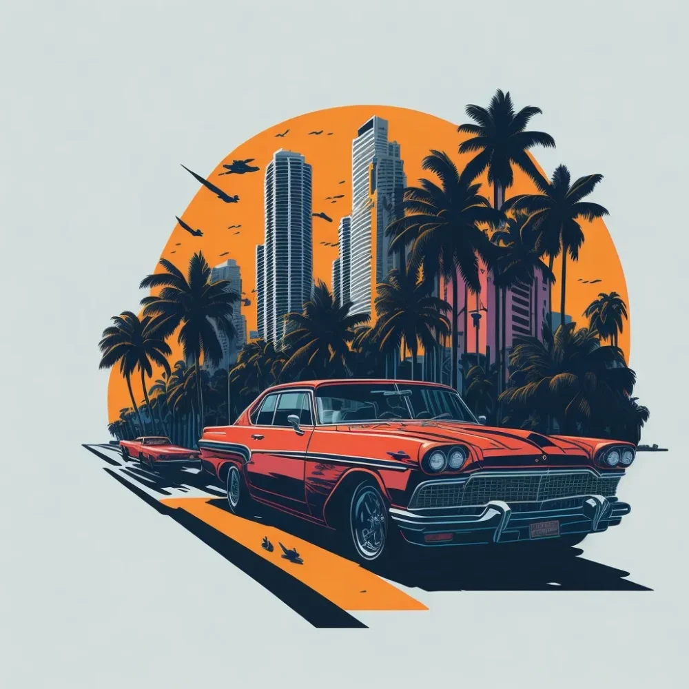 t shirt graphic design miami street 04