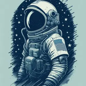 Astronaut on the Moon 02