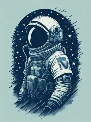 Astronaut on the Moon 02