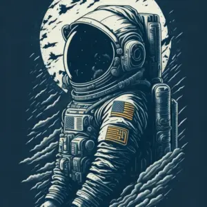 Astronaut on the Moon 05