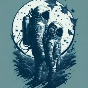 Astronaut on the Moon 08