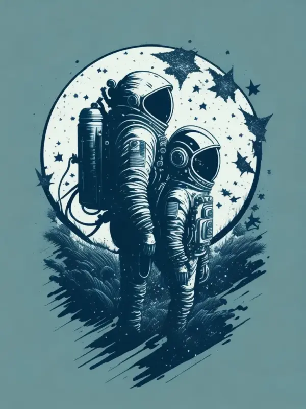 Astronaut on the Moon 08