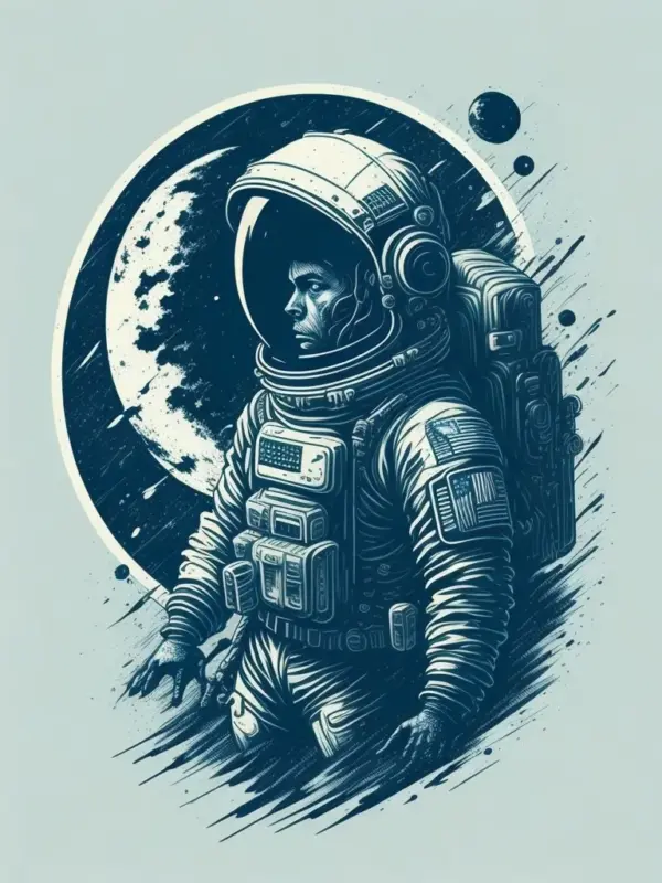 Astronaut on the Moon 09