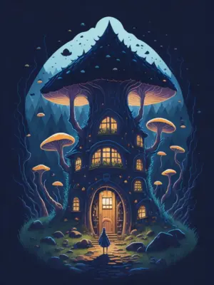 Big Mushroom House Fairy 02