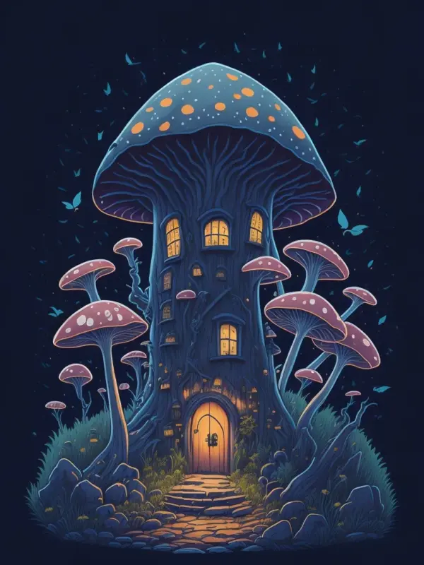 Big Mushroom House Fairy 04