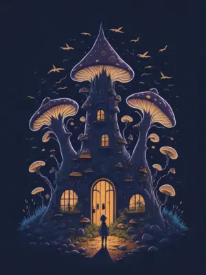 Big Mushroom House Fairy 06