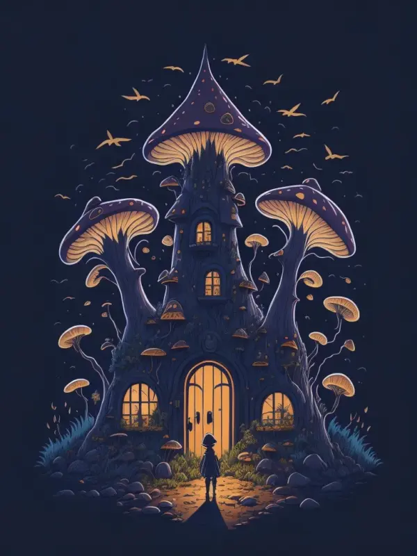 Big Mushroom House Fairy 06