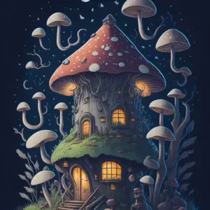 Big Mushroom House Fairy 07