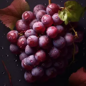 grape with drops of water 16