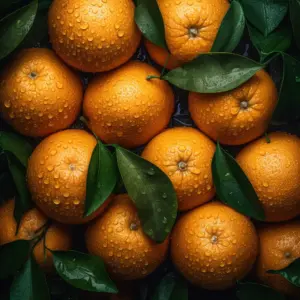 oranges with drops of water 13