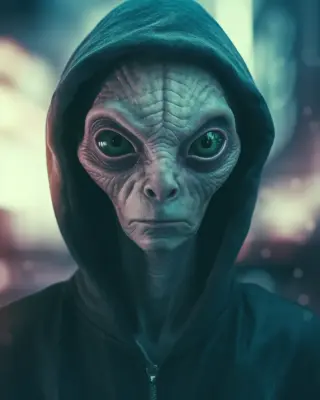 portrait of an alien 01