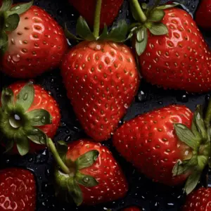 strawberries with drops of water 10