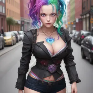 woman Rainbowpunk 06