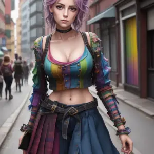 woman Rainbowpunk 10