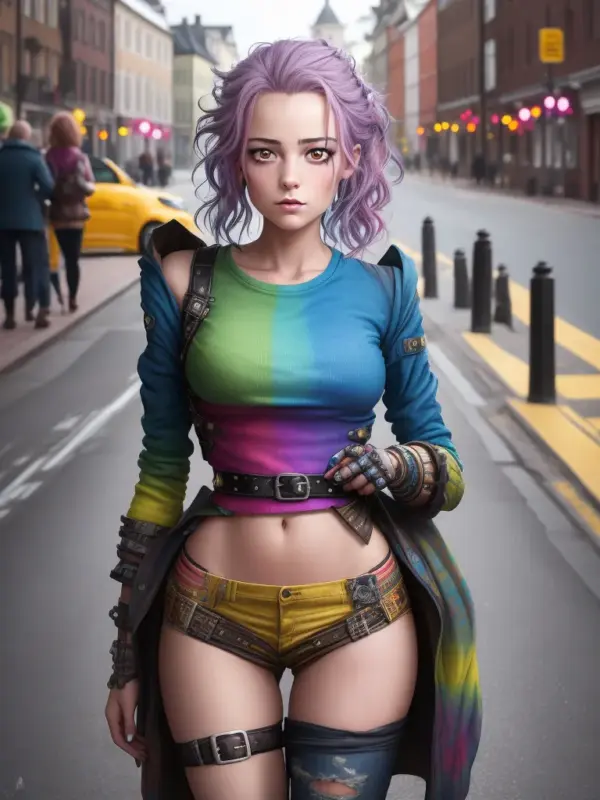 woman Rainbowpunk 11
