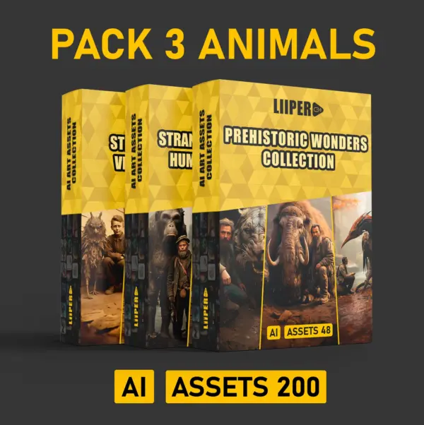 Pack 3 Strange Animals Bundle