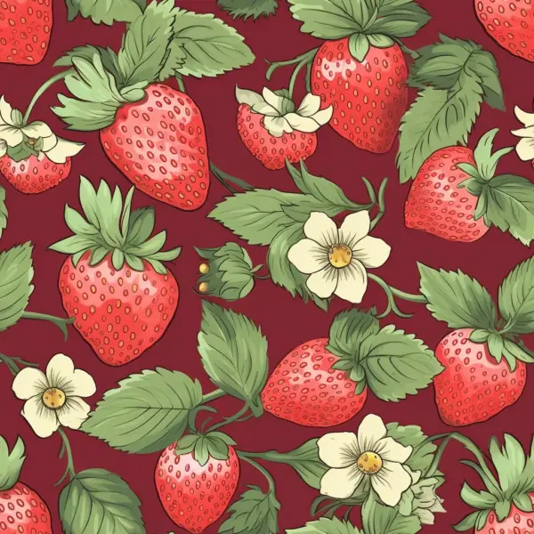 Strawberry pattern 04
