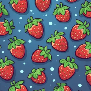 Strawberry pattern 08