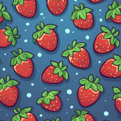 Strawberry pattern 08