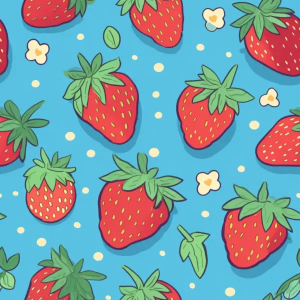 Strawberry pattern 09