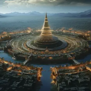 vision of the mythical city of Atlantis 04