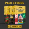 Pack 3 Foods Bundle